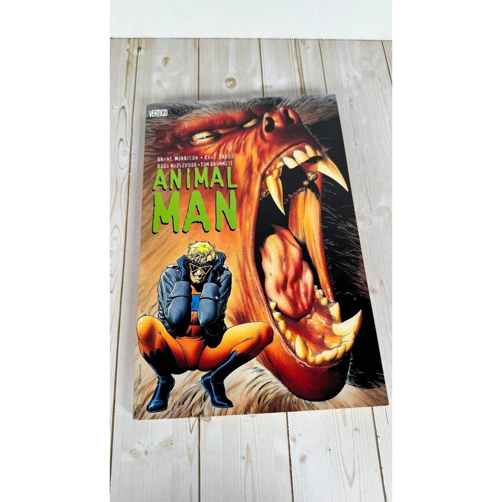 Animal Man Grant Morrison 1990 First Printing Vertigo Graphic Novel TPB